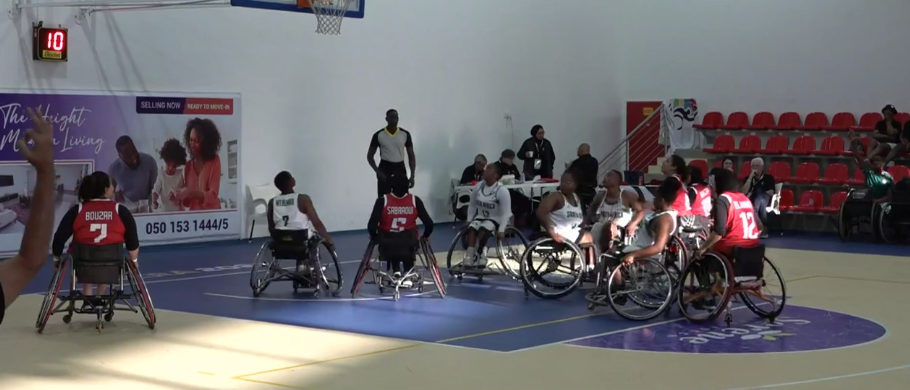 Wheelchair basketball at the 2023 African Para Games, published with South Africa’s 7 September competition report.
