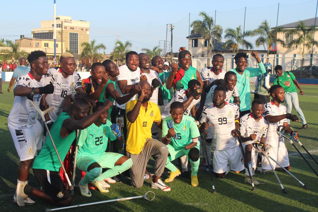 Ghana’s Black Challenge in coverage of the 2023 African Para Games football final.