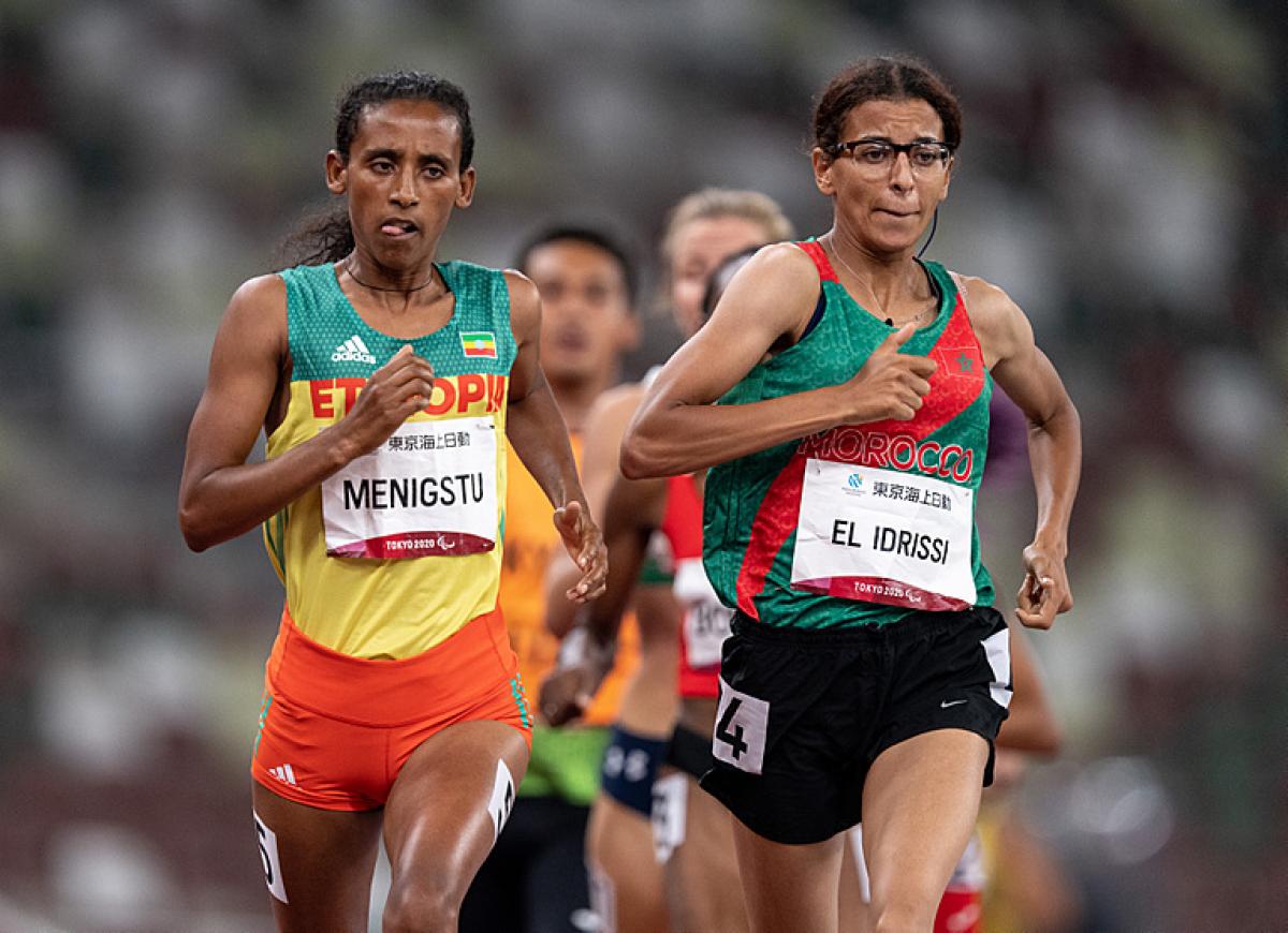 Tigist Gezahagn Mengistu races towards Ethiopia’s Tokyo gold.