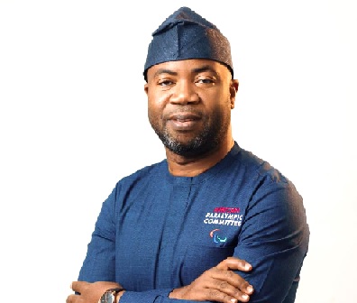A portrait of Samson Deen accompanying Graphic Online’s August 2026 report on Ghana’s LA 2028 planning.