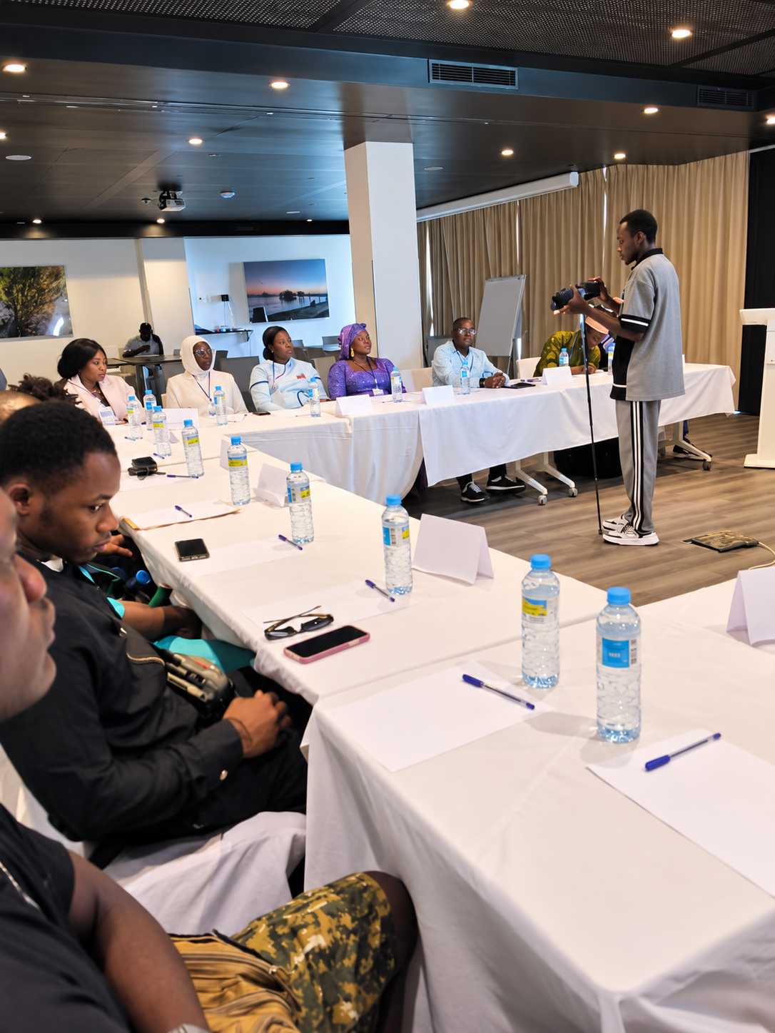 A view of the meeting room during Guinea’s Paralympic elective congress on 16 October 2026.