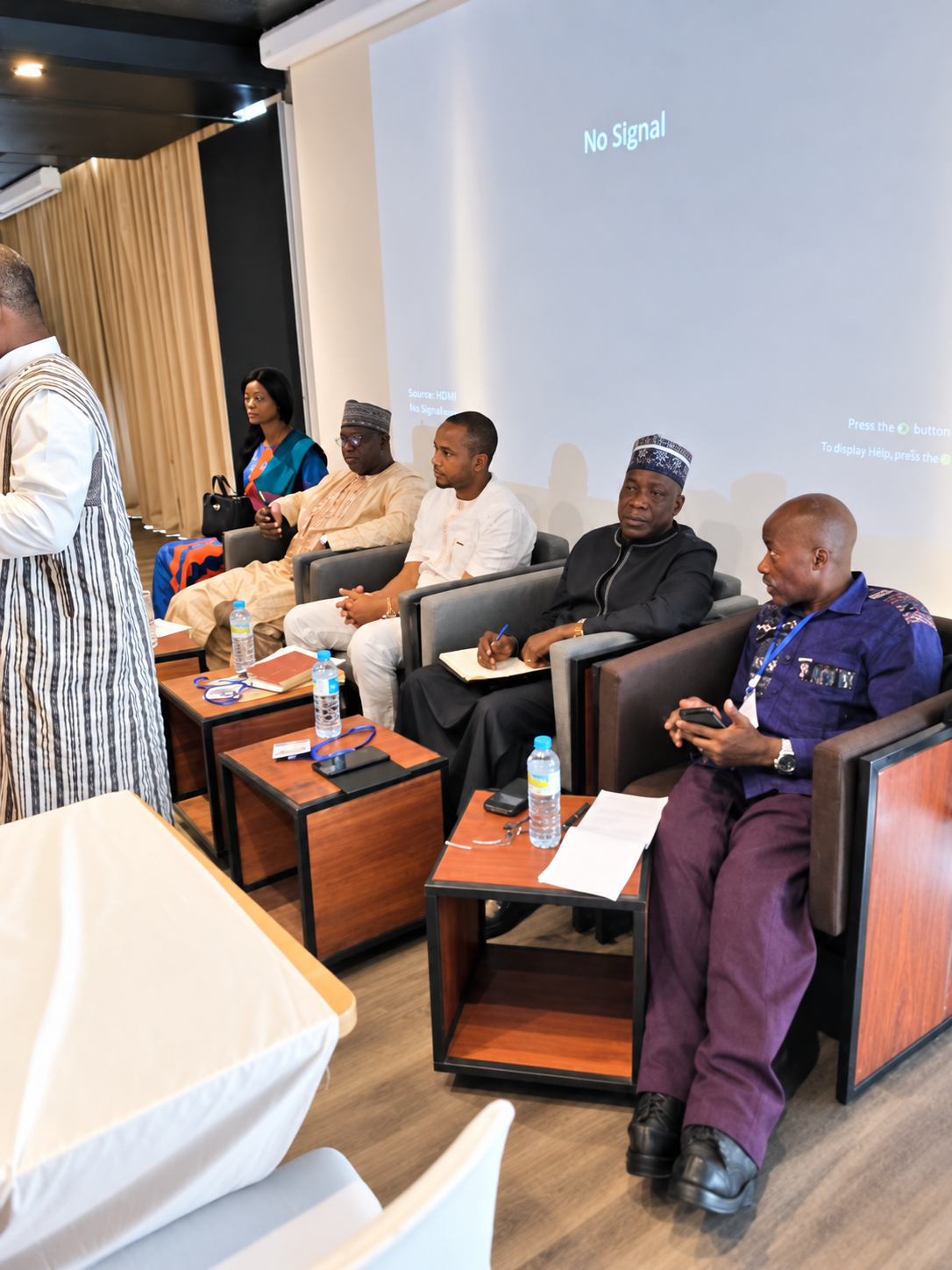 Participants follow proceedings at the CNPSG elective congress on 16 October 2026.